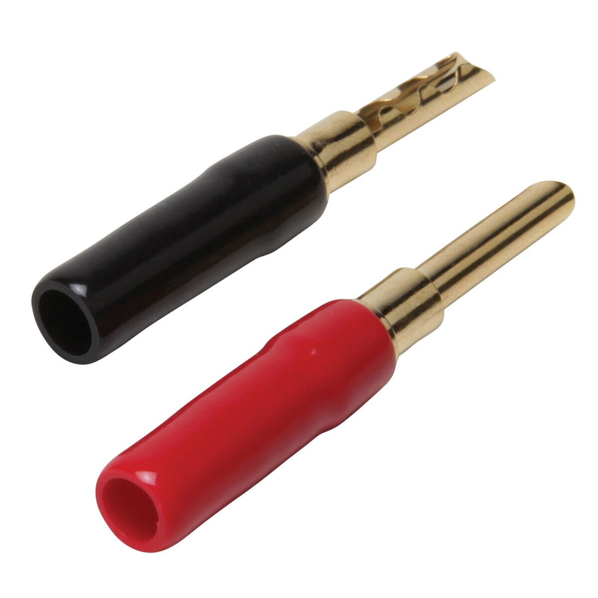 Parts Express Gold Plated Screw Type Banana Plugs 148 AWG 16 Pcs.